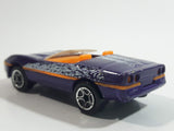 1997 Matchbox 1987 Corvette Convertible Metalflake Purple Die Cast Toy Car Vehicle