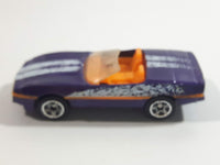 1997 Matchbox 1987 Corvette Convertible Metalflake Purple Die Cast Toy Car Vehicle