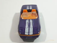 1997 Matchbox 1987 Corvette Convertible Metalflake Purple Die Cast Toy Car Vehicle