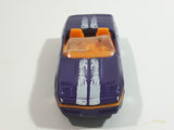 1997 Matchbox 1987 Corvette Convertible Metalflake Purple Die Cast Toy Car Vehicle