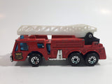 1982 Matchbox Fire Engine Ladder Truck Red Die Cast Toy Car Emergency Rescue Firefighting Vehicle