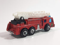 1982 Matchbox Fire Engine Ladder Truck Red Die Cast Toy Car Emergency Rescue Firefighting Vehicle