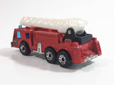 1982 Matchbox Fire Engine Ladder Truck Red Die Cast Toy Car Emergency Rescue Firefighting Vehicle