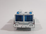 1998 Matchbox To The Rescue Fire Engine Ladder Truck White Die Cast Toy Car Emergency Rescue Firefighting Vehicle