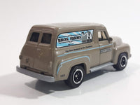 2010 Matchbox Farm Rigs Ford F-100 Panel Delivery (1955) Clay Brown Grey Die Cast Toy Car Vehicle