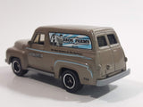 2010 Matchbox Farm Rigs Ford F-100 Panel Delivery (1955) Clay Brown Grey Die Cast Toy Car Vehicle