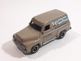 2010 Matchbox Farm Rigs Ford F-100 Panel Delivery (1955) Clay Brown Grey Die Cast Toy Car Vehicle