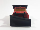 1998 Matchbox Big Movers Highway Maintenance Truck Red and Black Die Cast Toy Car Vehicle