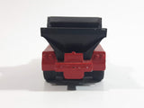 1998 Matchbox Big Movers Highway Maintenance Truck Red and Black Die Cast Toy Car Vehicle