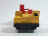 1992 Matchbox Mobile Crane Yellow and Red Die Cast Toy Car Construction Equipment Vehicle