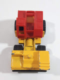 1992 Matchbox Mobile Crane Yellow and Red Die Cast Toy Car Construction Equipment Vehicle