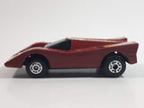 Vintage 1985 Matchbox Super GT BR 13/14 Hairy Hustler Dark Red Maroon Die Cast Toy Car Vehicle