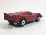 Vintage 1985 Matchbox Super GT BR 13/14 Hairy Hustler Dark Red Maroon Die Cast Toy Car Vehicle