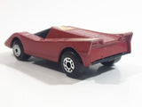 Vintage 1985 Matchbox Super GT BR 13/14 Hairy Hustler Dark Red Maroon Die Cast Toy Car Vehicle