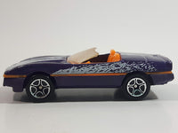 1997 Matchbox 1987 Corvette Convertible Metalflake Purple Die Cast Toy Car Vehicle