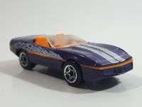 1997 Matchbox 1987 Corvette Convertible Metalflake Purple Die Cast Toy Car Vehicle