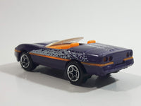 1997 Matchbox 1987 Corvette Convertible Metalflake Purple Die Cast Toy Car Vehicle