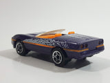 1997 Matchbox 1987 Corvette Convertible Metalflake Purple Die Cast Toy Car Vehicle