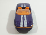 1997 Matchbox 1987 Corvette Convertible Metalflake Purple Die Cast Toy Car Vehicle