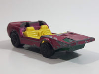 Vintage 1973 Lesney Matchbox Rolamatics No. 39 Clipper Magenta Dark Pink Die Cast Toy Car Vehicle