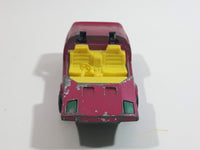 Vintage 1973 Lesney Matchbox Rolamatics No. 39 Clipper Magenta Dark Pink Die Cast Toy Car Vehicle