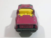 Vintage 1973 Lesney Matchbox Rolamatics No. 39 Clipper Magenta Dark Pink Die Cast Toy Car Vehicle