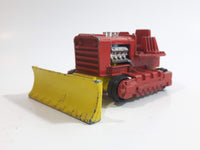 Vintage 1974 Lesney Matchbox Super Kings No. K-23 Super Bulldozer Red Die Cast Toy Car Construction Equipment Vehicle