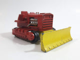 Vintage 1974 Lesney Matchbox Super Kings No. K-23 Super Bulldozer Red Die Cast Toy Car Construction Equipment Vehicle