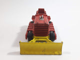 Vintage 1974 Lesney Matchbox Super Kings No. K-23 Super Bulldozer Red Die Cast Toy Car Construction Equipment Vehicle