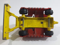 Vintage 1974 Lesney Matchbox Super Kings No. K-23 Super Bulldozer Red Die Cast Toy Car Construction Equipment Vehicle