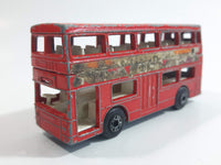 Vintage 1972 Lesney Matchbox Superfast No. 17 The Londoner Bus Berger Paints Red Die Cast Toy Car Vehicle