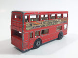 Vintage 1972 Lesney Matchbox Superfast No. 17 The Londoner Bus Berger Paints Red Die Cast Toy Car Vehicle