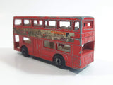 Vintage 1972 Lesney Matchbox Superfast No. 17 The Londoner Bus Berger Paints Red Die Cast Toy Car Vehicle