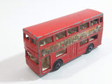 Vintage 1972 Lesney Matchbox Superfast No. 17 The Londoner Bus Berger Paints Red Die Cast Toy Car Vehicle