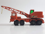 Vintage 1971 Lesney Matchbox Super Kings No. K-12 Scammell Mobile Crane Truck Laing Orange Die Cast Toy Car Vehicle