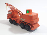 Vintage 1971 Lesney Matchbox Super Kings No. K-12 Scammell Mobile Crane Truck Laing Orange Die Cast Toy Car Vehicle