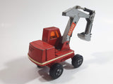 Vintage 1970 Lesney Matchbox Super Kings No. K1 Hydraulic Excavator Red and Silver Grey Die Cast Toy Car Vehicle