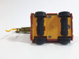 Vintage 1971 Lesney Matchbox Series Superfast No. 42 Iron Fairy Crane Orange and Lime Green Die Cast Toy Car Vehicle