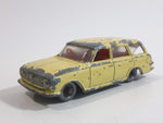 Vintage 1963 Lesney No. 38 Vauxhall Victor Estate Car Light Yellow Die Cast Toy Car Vehicle