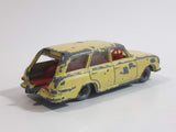 Vintage 1963 Lesney No. 38 Vauxhall Victor Estate Car Light Yellow Die Cast Toy Car Vehicle