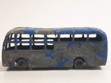 Vintage 1958 Lesney No. 58 British European Airways BEA Coach Bus Blue Die Cast Toy Car Vehicle