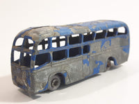 Vintage 1958 Lesney No. 58 British European Airways BEA Coach Bus Blue Die Cast Toy Car Vehicle