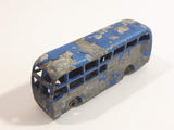 Vintage 1958 Lesney No. 58 British European Airways BEA Coach Bus Blue Die Cast Toy Car Vehicle