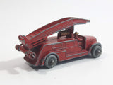 Vintage 1958 Lesney No. 9 Dennis Fire Engine Red Die Cast Toy Car Vehicle