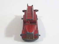 Vintage 1958 Lesney No. 9 Dennis Fire Engine Red Die Cast Toy Car Vehicle