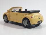 1997 New Ray Open Top Collection No. 48492 Volkswagen Beetle Yellow 1:43 Scale Die Cast Toy Car Vehicle