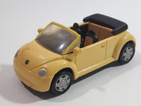 1997 New Ray Open Top Collection No. 48492 Volkswagen Beetle Yellow 1:43 Scale Die Cast Toy Car Vehicle