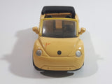 1997 New Ray Open Top Collection No. 48492 Volkswagen Beetle Yellow 1:43 Scale Die Cast Toy Car Vehicle