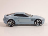 2009 Hot Wheels Dream Garage Aston Martin V8 Vantage Metallic Light Blue Die Cast Toy Car Vehicle