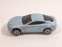 2009 Hot Wheels Dream Garage Aston Martin V8 Vantage Metallic Light Blue Die Cast Toy Car Vehicle